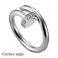 Cartier Juste un Clou ring, white gold, diamonds Cartier Juste un Clou ring, white gold, diamonds