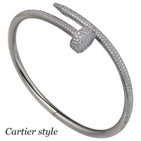 Cartier Juste un Clou bracelet, 750 white gold, diamonds Cartier Juste un Clou bracelet, 750 white gold, diamonds
