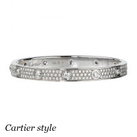 Cartier Love bracelet, 18K white gold, diamonds Cartier Love bracelet, 18K white gold, diamonds