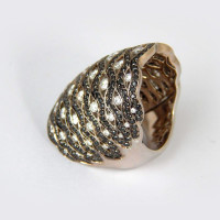 Crivelli ring, white gold, diamonds