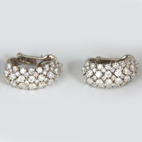 Damiani earrings, white gold, diamonds Damiani earrings, white gold, diamonds