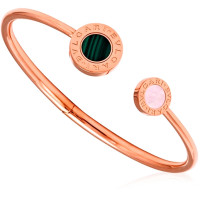 Bulgari bracelet, rose gold, malachite, onyx, mother-of-pearl Bulgari bracelet, rose gold, malachite, onyx, mother-of-pearl