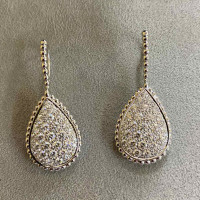 Boucheron earrings, white gold, diamonds Boucheron earrings, white gold, diamonds