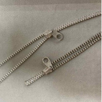 Crivelli set, necklace and bracelet, white gold, diamonds