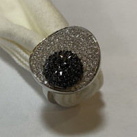 Luca Carati ring, white gold, brilliant
