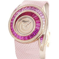 Chopard watches Attractive Pink Sapphire and Diamond Watch Chopard watches Attractive Pink Sapphire and Diamond Watch