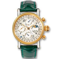 Chronoswiss zegarki Lunar Chronograph CH 7522 L Zielony Chronoswiss zegarki Lunar Chronograph CH 7522 L Zielony