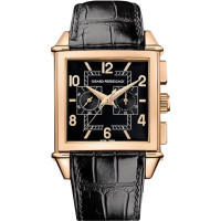 Girard Perregaux watches Vintage 1945 Square Chronograph (RG / Black / Leather) Girard Perregaux watches Vintage 1945 Square Chronograph (RG / Black / Leather)