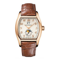 Girard Perregaux watches Richeville Large Date (RG / White / Leather) Girard Perregaux watches Richeville Large Date (RG / White / Leather)