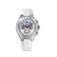 Girard Perregaux zegarki Laureato USA-98 Lady (SS / biały / gumowy) Girard Perregaux zegarki Laureato USA-98 Lady (SS / biały / gumowy)