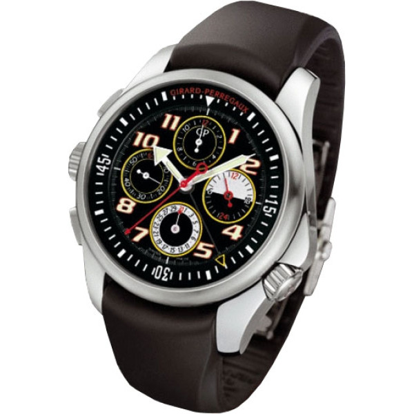 Girard Perregaux Uhren R&D 01 Chronograph (SS / Schwarz / Gummi) Girard Perregaux Uhren R&D 01 Chronograph (SS / Schwarz / Gummi)