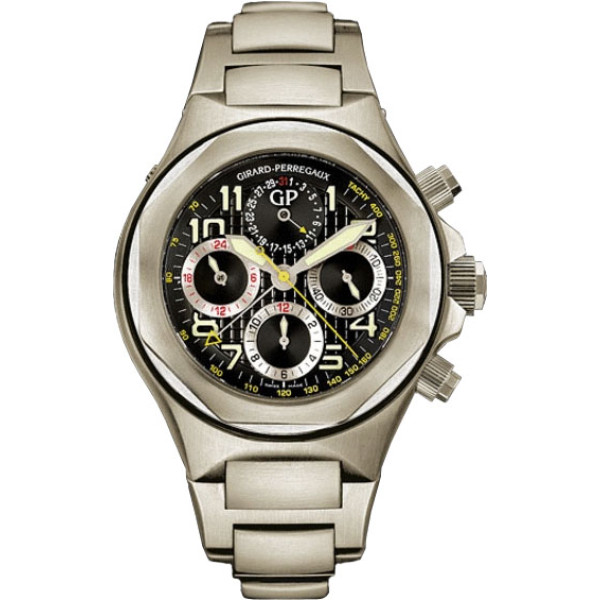 Girard Perregaux zegarki Laureato Evo 3 Chronograf (tytan / czarny / tytan) Girard Perregaux zegarki Laureato Evo 3 Chronograf (tytan / czarny / tytan)