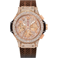 Hublot ogląda Cappuccino Gold Full Pave Hublot ogląda Cappuccino Gold Full Pave