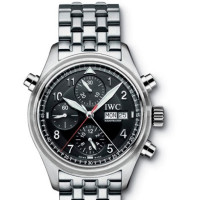 IWC Uhren Spitfire Double Chronograph (Schwarz / SS) IWC Uhren Spitfire Double Chronograph (Schwarz / SS)