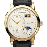 A.Lange i Söhne zegarki Lange 1 Moonphase (18kt YG / srebrny / skórzany) A.Lange i Söhne zegarki Lange 1 Moonphase (18kt YG / srebrny / skórzany)
