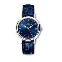 IWC Uhren Portofino Midsize (SS / Blau / Leder) IWC Uhren Portofino Midsize (SS / Blau / Leder)