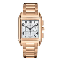 Jaeger LeCoultre watches Jaeger LeCoultre Reverso Squadra Chronograph GMT (PG / Silver / PG) Jaeger LeCoultre watches Jaeger LeCoultre Reverso Squadra Chronograph GMT (PG / Silver / PG)