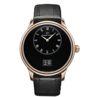Jaquet Droz ogląda Czarną emalię Jaquet Droz ogląda Czarną emalię