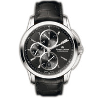 Maurice Lacroix watches Pontos Chronographe (SS / Black / Leather) Maurice Lacroix watches Pontos Chronographe (SS / Black / Leather)