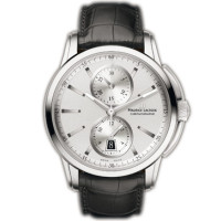 Maurice Lacroix watches Pontos Chronographe (SS/Silver/Leather) Maurice Lacroix watches Pontos Chronographe (SS/Silver/Leather)