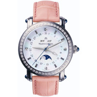 Maurice Lacroix beobachtet Phase de Lune Dame SS Diamonds Orange Maurice Lacroix beobachtet Phase de Lune Dame SS Diamonds Orange