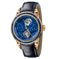 Arnold & Son Uhren GRAND MOON TOURBILLON – Blue Saphire Limited Edition 30 Arnold & Son Uhren GRAND MOON TOURBILLON – Blue Saphire Limited Edition 30