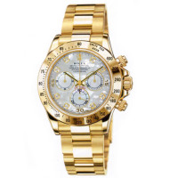 Rolex watches Daytona Yellow Gold - OysterlockBracelet mother of pearl dial Diamonds