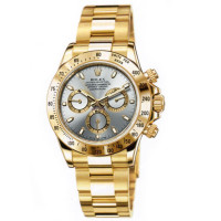 Rolex watches Daytona Yellow Gold - Oysterlock Bracelet Gray Dial