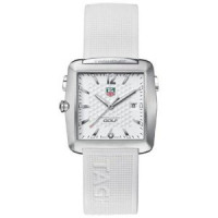 Zegarki Tag Heuer Zegarek golfowy (Ti/biały/gumowy) Zegarki Tag Heuer Zegarek golfowy (Ti/biały/gumowy)