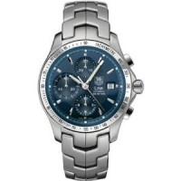 Tag Heuer Uhren Link Automatic Chronograph (SS/Blau/SS) Tag Heuer Uhren Link Automatic Chronograph (SS/Blau/SS)