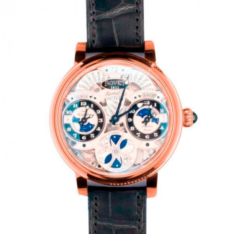 Bovet Dimier Recital 17 7-Day Triple Time Zone Moon Phase LE100 Bovet Dimier Recital 17 7-Day Triple Time Zone Moon Phase LE100