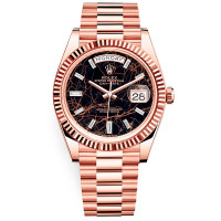 Rolex Day-Date 40 Everose Eisenkiesel Diamond Dial Rolex Day-Date 40 Everose Eisenkiesel Diamond Dial