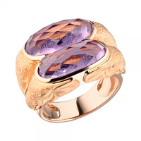 Carrera y Carrera Elephant ring, yellow gold, amethysts Carrera y Carrera Elephant ring, yellow gold, amethysts