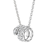 Bvlgari Serpenti Viper pendant, white gold, diamonds Bvlgari Serpenti Viper pendant, white gold, diamonds