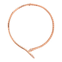 Bvlgari Serpenti Viper necklace, rose gold, diamonds Bvlgari Serpenti Viper necklace, rose gold, diamonds