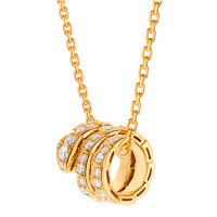 Bvlgari Serpenti Viper pendant, yellow gold, diamonds Bvlgari Serpenti Viper pendant, yellow gold, diamonds