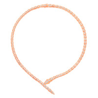 Bvlgari Serpenti Viper necklace, rose gold, diamonds Bvlgari Serpenti Viper necklace, rose gold, diamonds