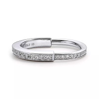 Tiffany Lock ring, white gold, diamonds Tiffany Lock ring, white gold, diamonds