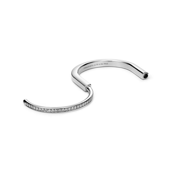 Tiffany Lock bracelet, white gold, diamonds Tiffany Lock bracelet, white gold, diamonds