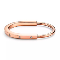 Tiffany Lock bracelet, rose gold, diamonds