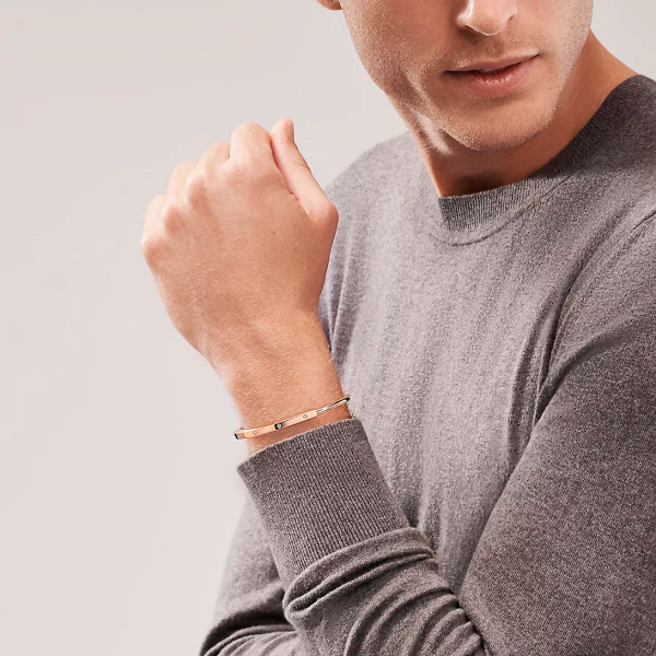 Tiffany Lock bracelet, rose gold, diamonds Tiffany Lock bracelet, rose gold, diamonds