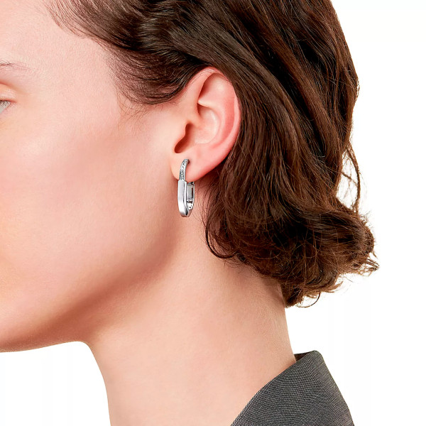 Tiffany Lock earrings, white gold, diamonds Tiffany Lock earrings, white gold, diamonds