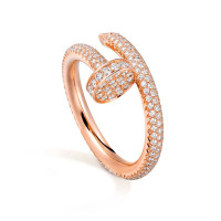 Cartier Juste un Clou ring, rose gold and diamonds Cartier Juste un Clou ring, rose gold and diamonds