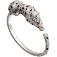 Panthere de Cartier bracelet, white gold, diamonds, onyx Panthere de Cartier bracelet, white gold, diamonds, onyx