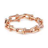 Tiffany HardWear Large Link Bracelet, rose gold, diamonds Tiffany HardWear Large Link Bracelet, rose gold, diamonds
