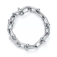 Tiffany HardWear Large Link bracelet, white gold, diamonds Tiffany HardWear Large Link bracelet, white gold, diamonds