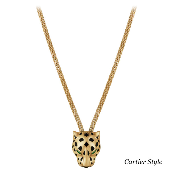 Panthere de Cartier necklace, yellow gold, diamonds, onyx Panthere de Cartier necklace, yellow gold, diamonds, onyx