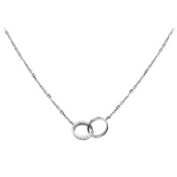 Naszyjnik Cartier Love, białe złoto, diamenty Naszyjnik Cartier Love, białe złoto, diamenty