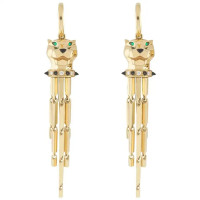 Panthere de Cartier earrings, yellow gold, diamonds Panthere de Cartier earrings, yellow gold, diamonds