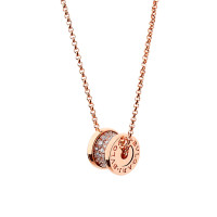Bulgari B.zero1 pendant, pink gold, diamonds Bulgari B.zero1 pendant, pink gold, diamonds